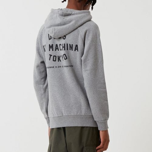 Deus Ex Machina Tokyo Address Hoodie in Grey Marl Deus UK SEIKK